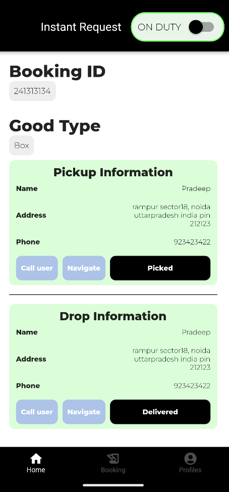 Mobile App Screenshot